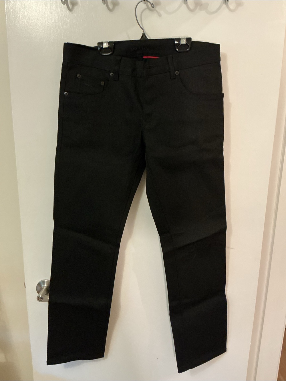 Prada Men’s Straight Jeans in Black